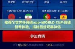 推荐个世界杯竞猜app-WORLD CUP 竞猜新奇体验，揭秘最佳观赛伴侣