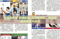 足球世界杯 竞猜官网-足球世界杯，竞猜官网的乐趣与挑战