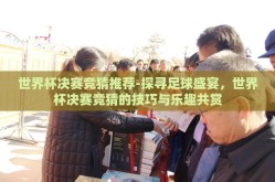 世界杯决赛竞猜推荐-探寻足球盛宴，世界杯决赛竞猜的技巧与乐趣共赏