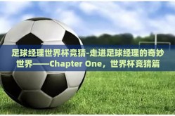 足球经理世界杯竞猜-走进足球经理的奇妙世界——Chapter One，世界杯竞猜篇