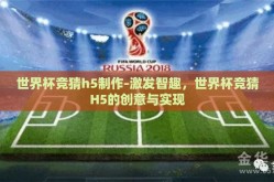 世界杯竞猜h5制作-激发智趣，世界杯竞猜H5的创意与实现