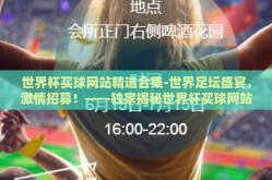 世界杯买球网站精选合集-世界足坛盛宴，激情招募！——独家揭秘世界杯买球网站精选指南