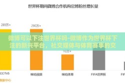 微博可以下注世界杯吗-微博作为世界杯下注的新兴平台，社交媒体与体育赛事的交融
