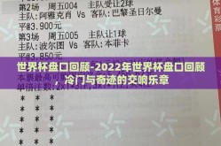 世界杯盘口回顾-2022年世界杯盘口回顾，冷门与奇迹的交响乐章