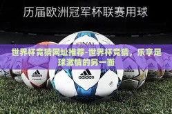 世界杯竞猜网址推荐-世界杯竞猜，乐享足球激情的另一面