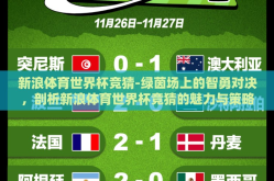 新浪体育世界杯竞猜-绿茵场上的智勇对决，剖析新浪体育世界杯竞猜的魅力与策略