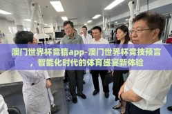 澳门世界杯竞猜app-澳门世界杯竞技预言，智能化时代的体育盛宴新体验
