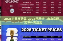 2026世界杯赔率-2026世界杯，未来竞逐，赔率扑朔迷离