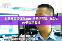 世界杯竞猜体彩app-世界杯竞猜，体彩app的激情碰撞