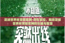 足球世界杯竞猜官网-尽在掌控，解锁足球世界杯竞猜官网的乐趣与智慧