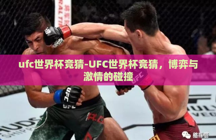 ufc世界杯竞猜-UFC世界杯竞猜,博弈与激情的碰撞 ufc世界杯竞猜-UFC世界杯竞猜,博弈与激情的碰撞