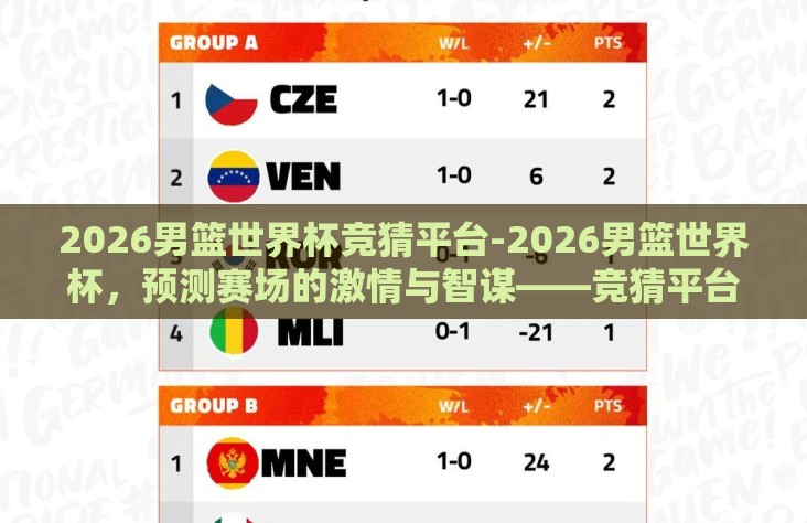 2026男篮世界杯竞猜平台-2026男篮世界杯，预测赛场的激情与智谋——竞猜平台的新风尚