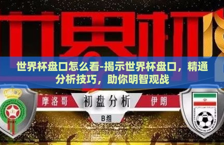 世界杯盘口怎么看-揭示世界杯盘口，精通分析技巧，助你明智观战