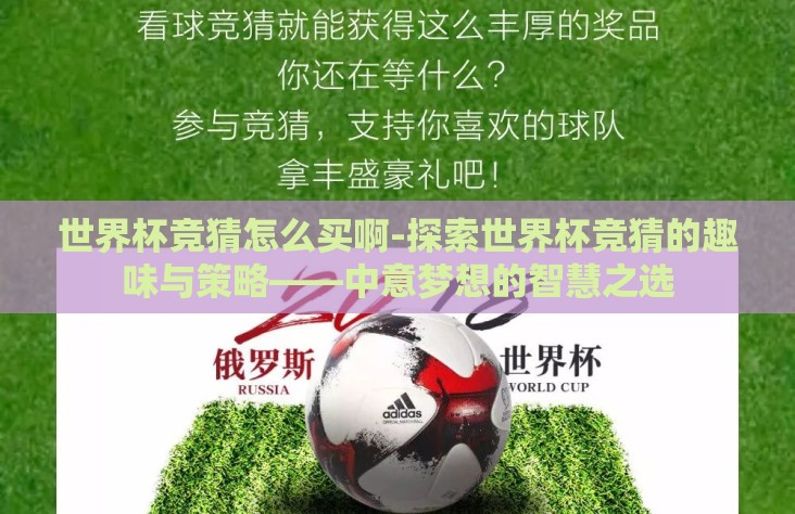 世界杯竞猜怎么买啊-探索世界杯竞猜的趣味与策略——中意梦想的智慧之选