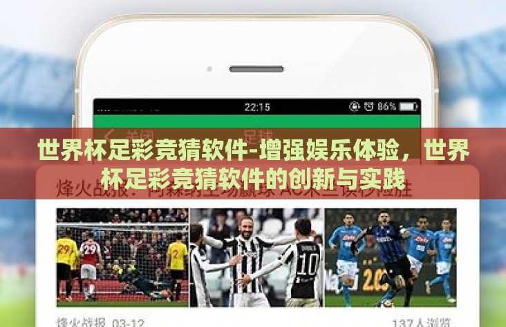世界杯足彩竞猜软件-增强娱乐体验，世界杯足彩竞猜软件的创新与实践