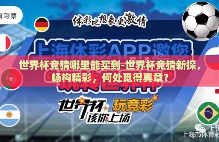 世界杯竞猜哪里能买到-世界杯竞猜新探，畅构精彩，何处觅得真章？