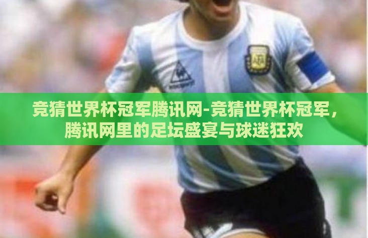 竞猜世界杯冠军腾讯网-竞猜世界杯冠军，腾讯网里的足坛盛宴与球迷狂欢